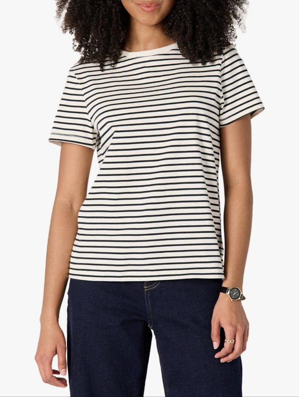 Regular Fit 100% Cotton Crewneck Short Sleeve T-Shirt